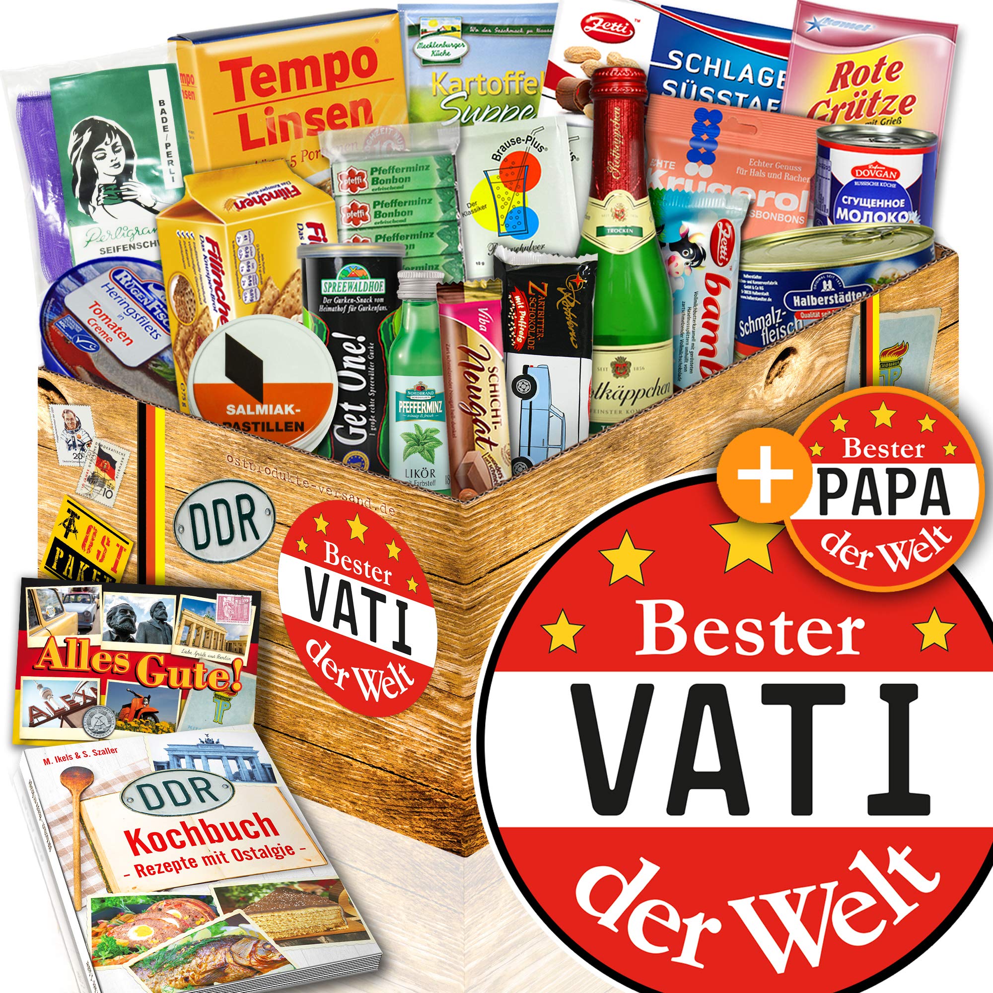 Bester Vater Set - DDR Spezialitäten Set - Geburtstagsgeschenke