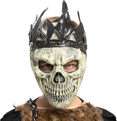 Miniatura 3 de Spooktacular Creations Disfraz de esqueleto para niños, disfraz de caballero temático oscuro para niños, fiestas de Halloween