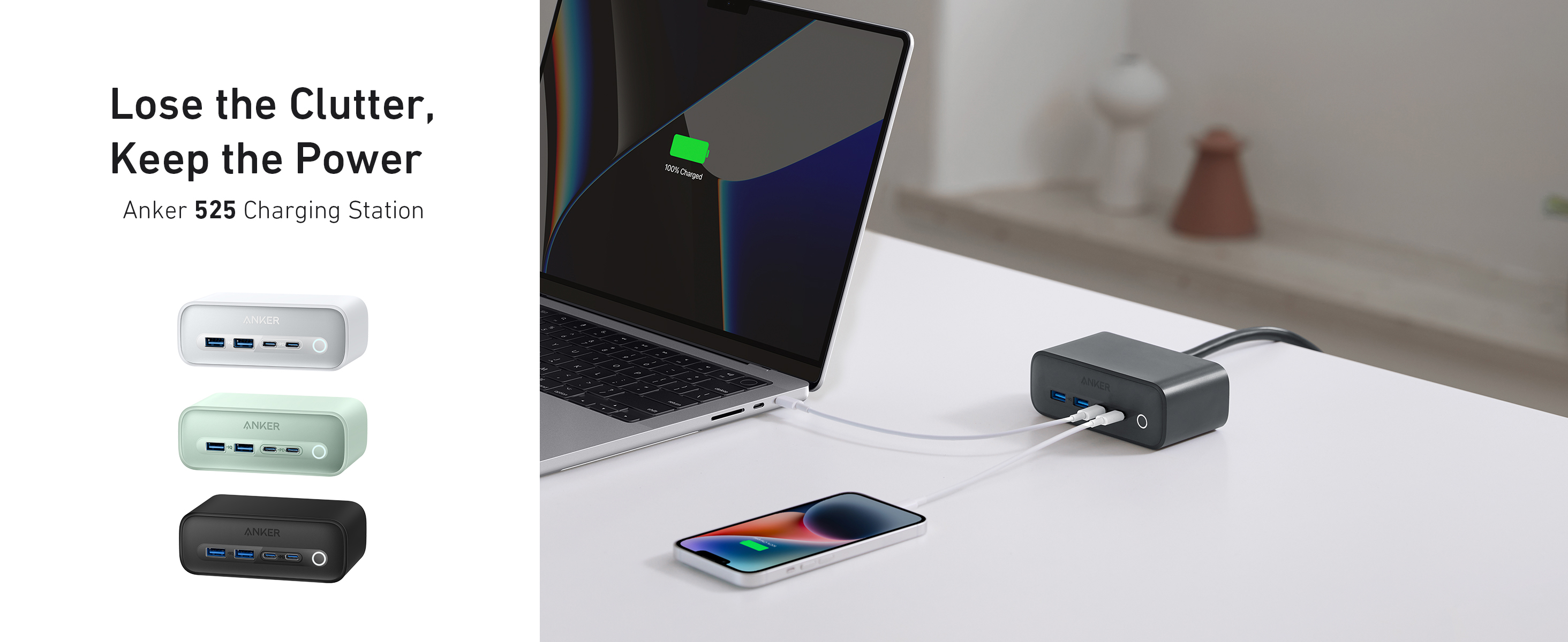 Amazon.com: Anker 525 Charging Station, 7-in-1 USB C Power