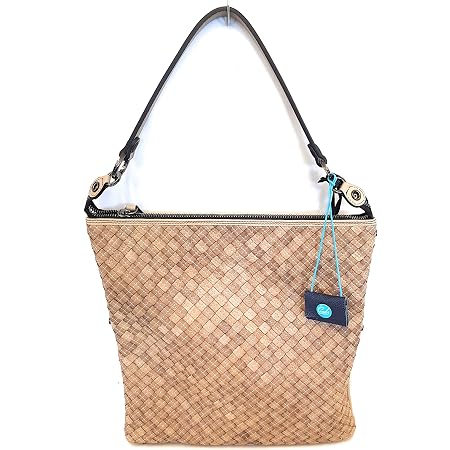 GABS Borsa a spalla in pelle Intreccio Monocolore Sofia Plus Tg.L Sabbia  00533T3 X1622 C2005 Made in Italy : Amazon.it: Scarpe e borse