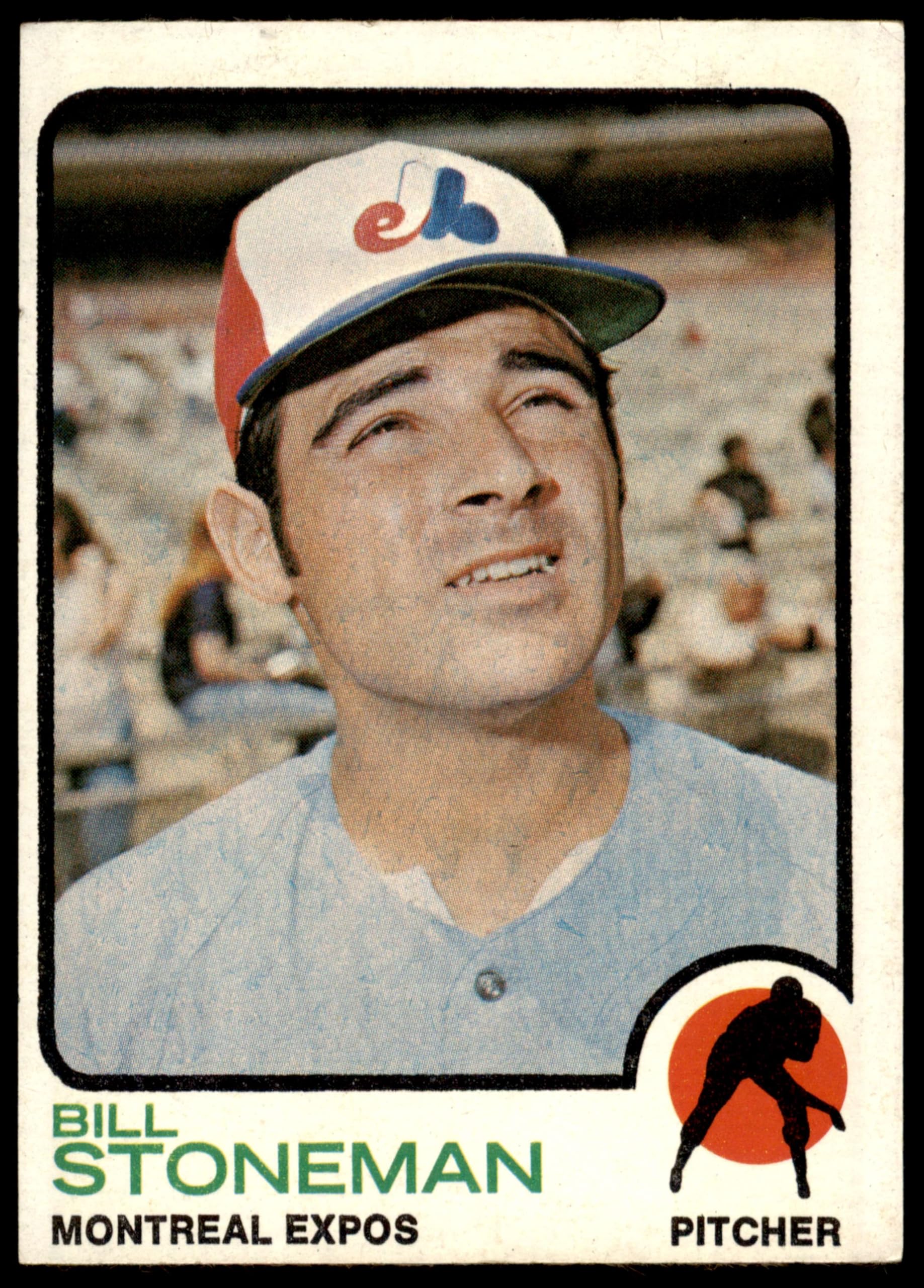 1973 Topps # 254 Bill Stoneman Montreal Expos (Baseball Card) VG Expos