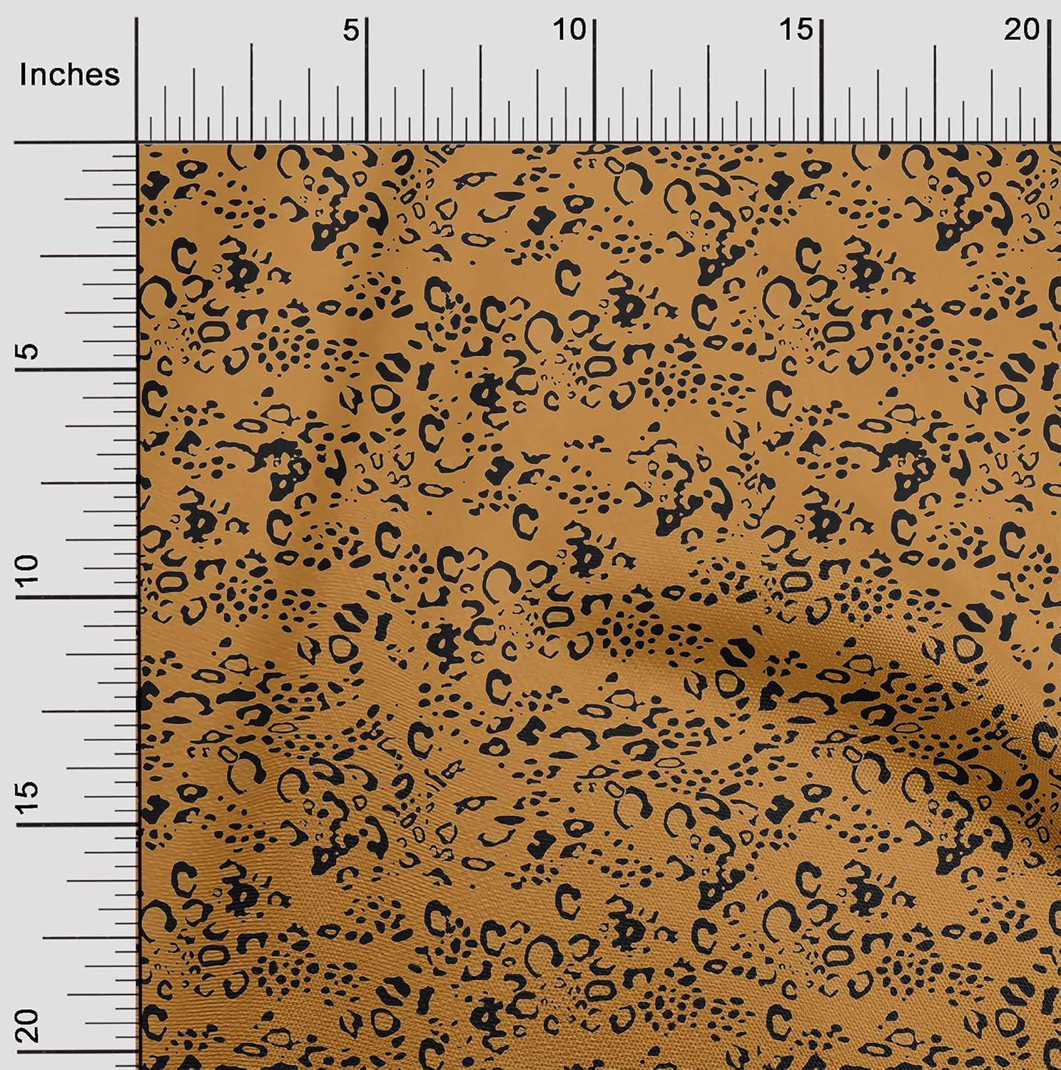 oneOone Polyester Spandex Green Fabric Animal Skin Sewing Fabric by The Yard Printed DIY Clothing Sewing Supplies 56 Inch Wide-QHK
