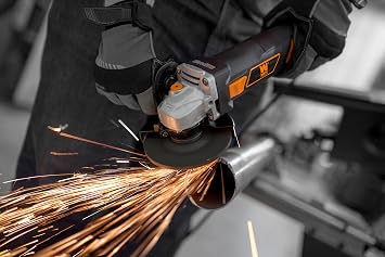 WEN 7-Amp Angle Grinder with 4-1/2-Inch Wheel and Reversible Handle (944)