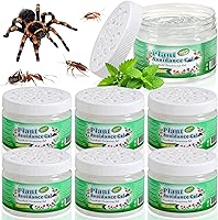 Vista 1 de Repelente de plagas de aceite de menta, paquete de 6 repelentes naturales de arañas con ingredientes a base de plantas, control de plagas