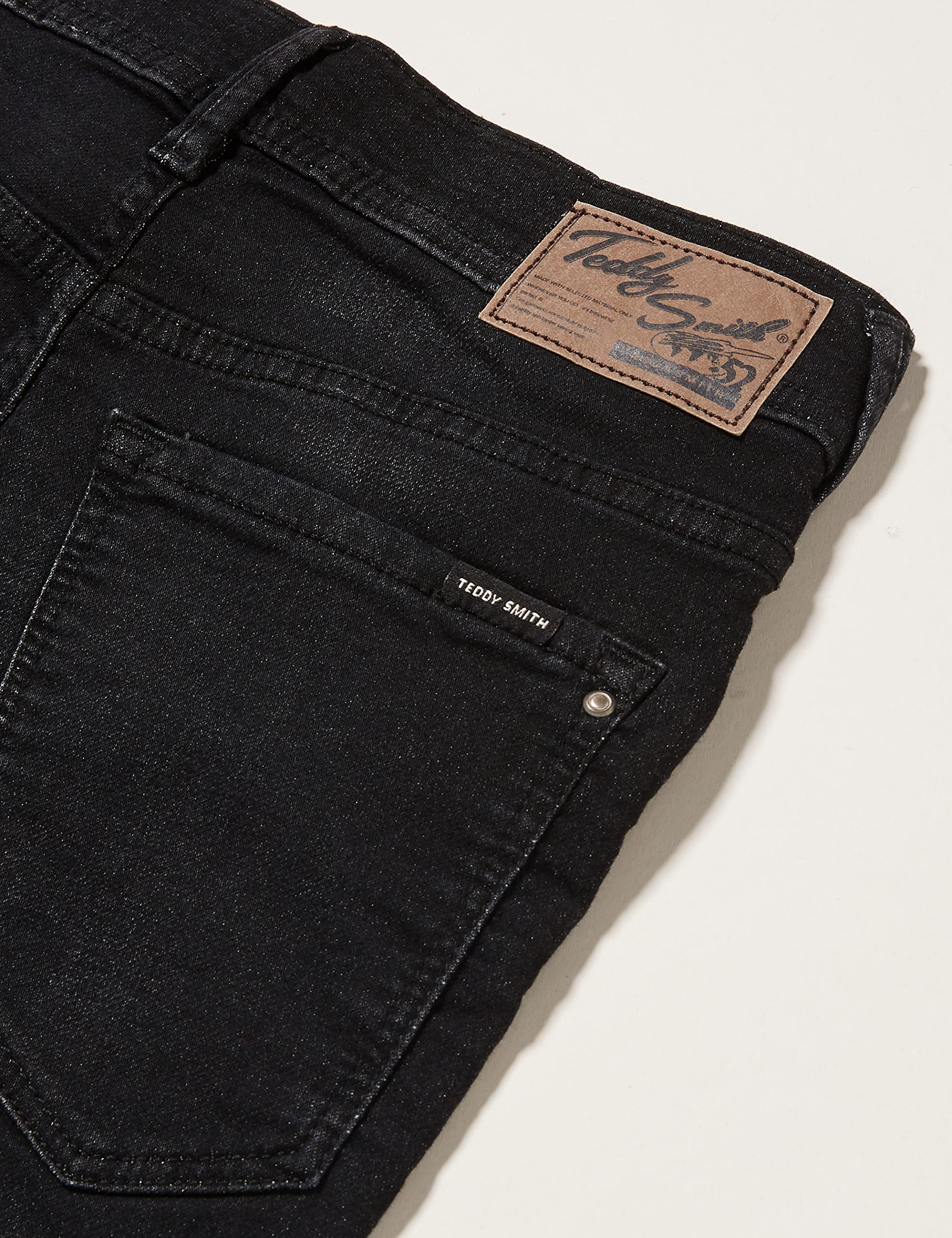 Teddy Smith Negro Pants para Niños