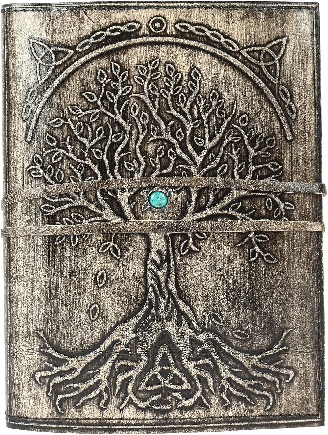 Leather Journal Refillable Lined Paper Tree of Life Handmade writing Notebook Diary leather Bound Daily Notepad for women and men Writing pad for Artist Sketch image 3