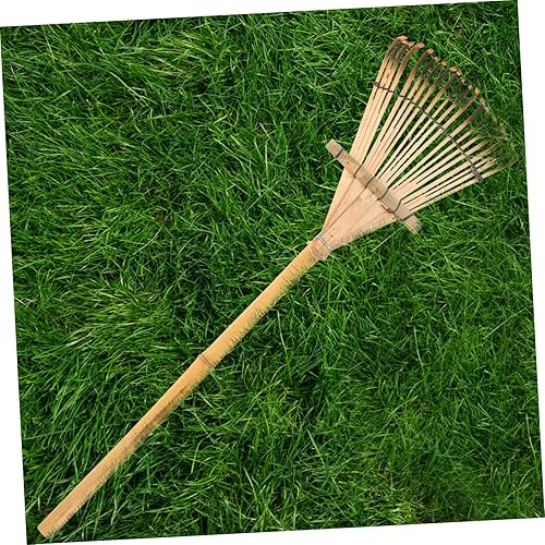 Miniatura 8 de Herramientas manuales japonesas, cultivador de jardín, cultivador de mano, rastrillo de aflojamiento de suelo, rastrillo pequeño con asa, rastrillo