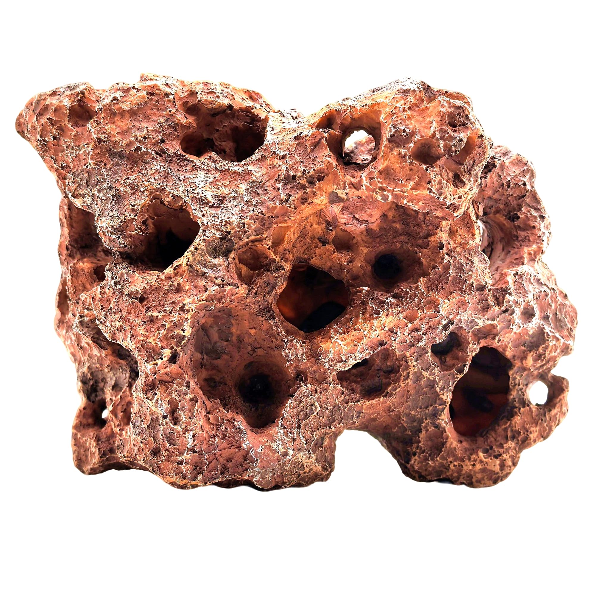 M2cbridge Color B Large Aquarium Resin Holey Rock Decorations Hideouts Mountain Hideaway Caves Aquascaping (Color B)