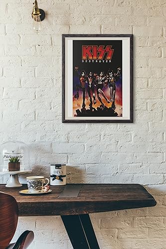 Miniatura 35 de Póster de Kiss Destroyer con portada de álbum, mercancía coleccionable, música de metal pesado, póster genial para pared, 24 x 36 pulgadas