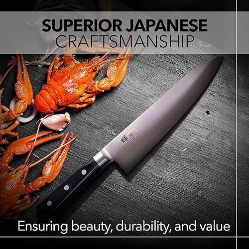 Miniatura 4 de Kagayaki - Cuchillo de chef japonés, KG-13 Profesional Western Deba, VG-1 Cuchillo de cocina profesional de acero inoxidable japonés de alto carbono