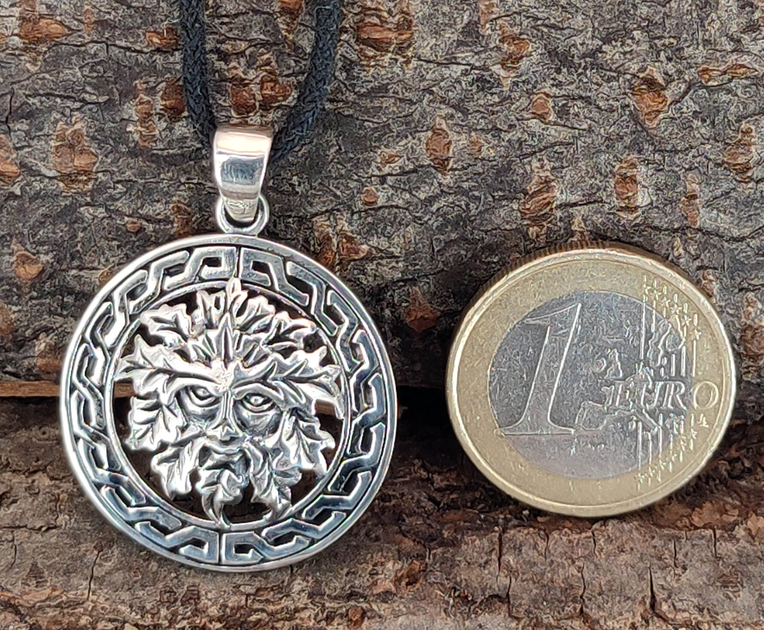 Kiss of Leather Anhänger Grüner Mann aus 925 Sterling Silber Nr. 361