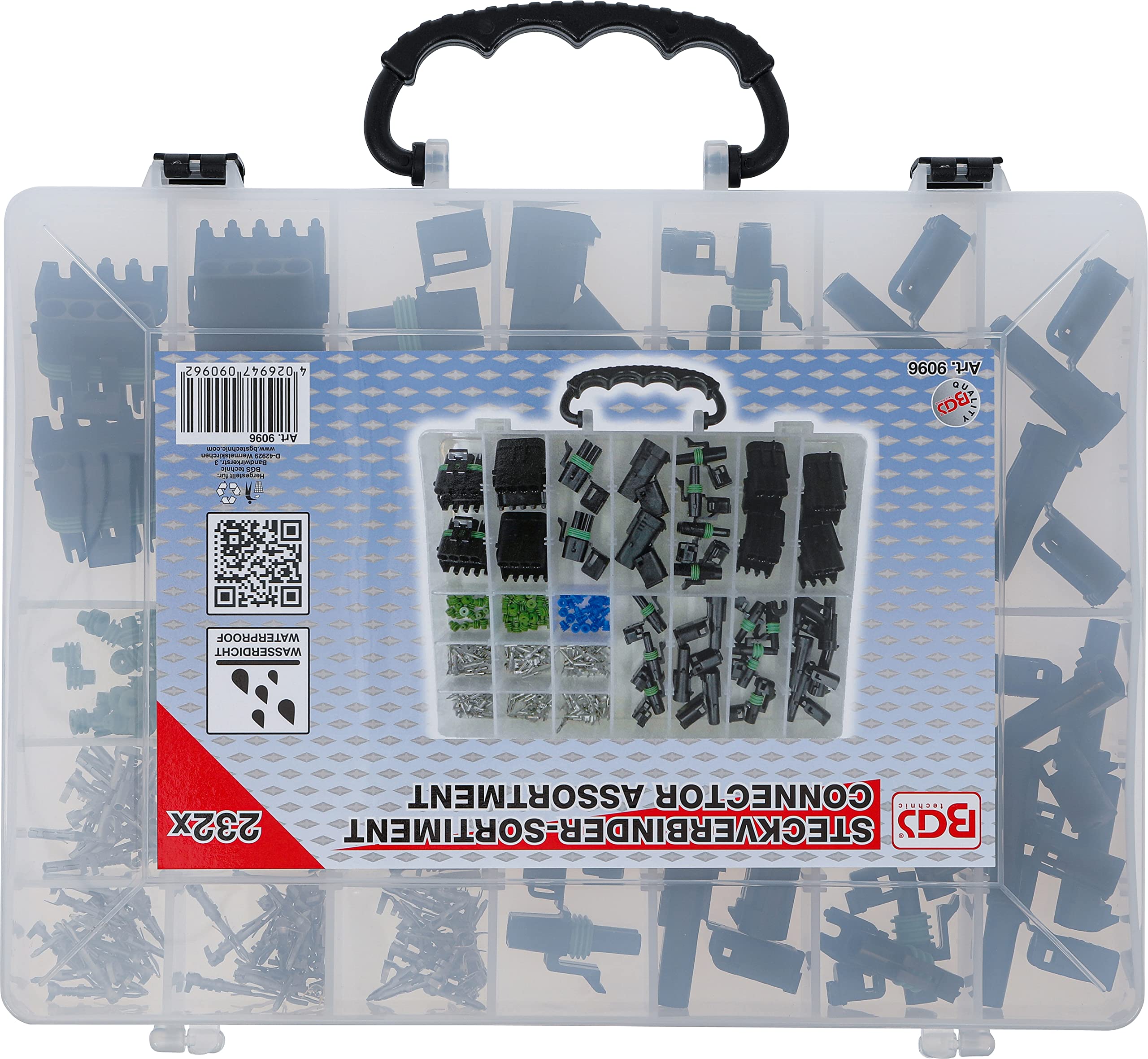 BGS 9096 | Surtido de conectores | impermeables | 232 piezas