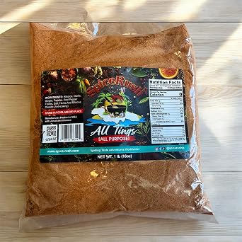 Jamaican All Purpose Seasoning 1 lb | Island Spice All Purpose Blend | Authentic Spice Jamaica Reggae Style Seasoning Mix | Premium Herbs & Spices for Meat, Chicken, Vegetables & Soups