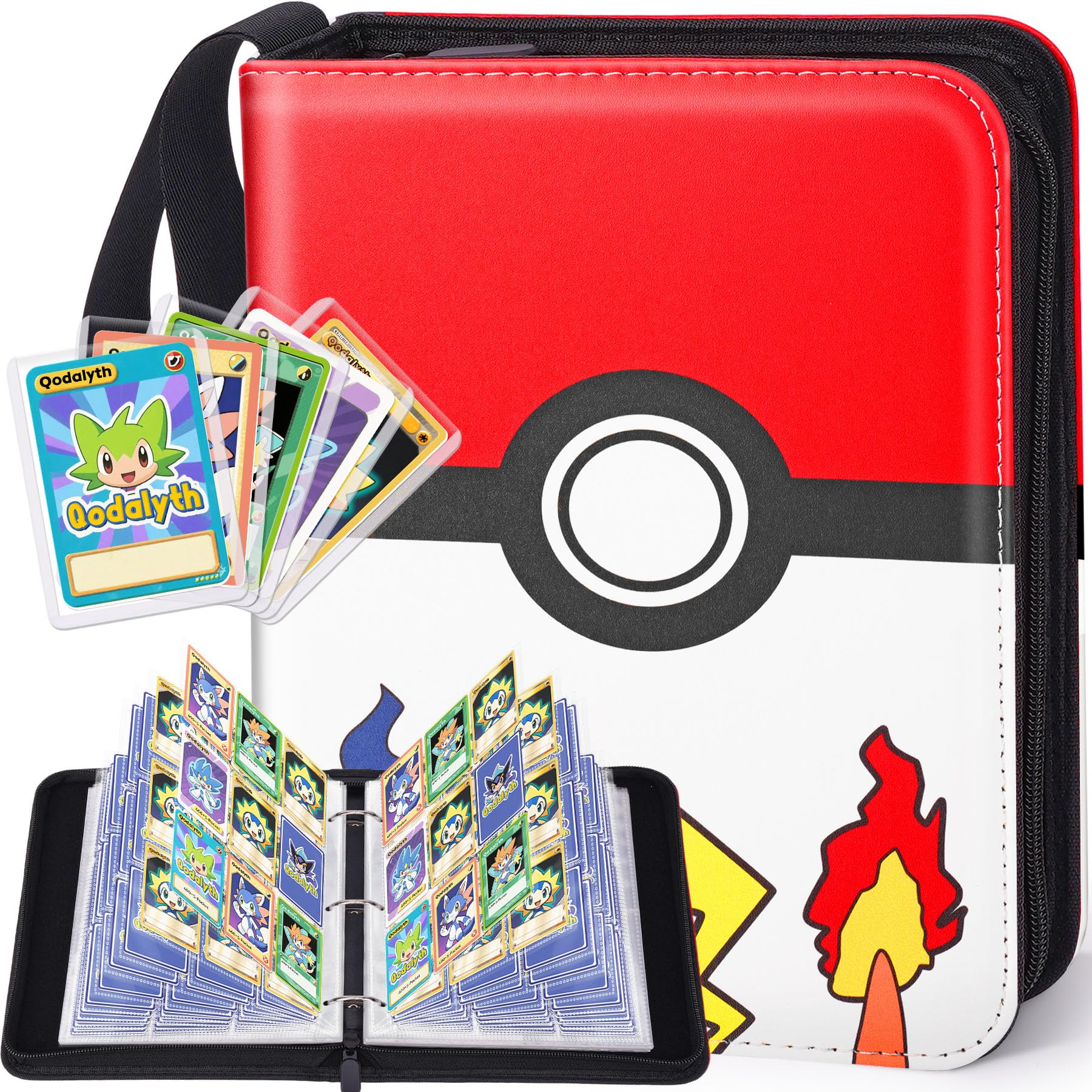 Classeur 9 poches 900 cartes de jeu support polyuréthane double face