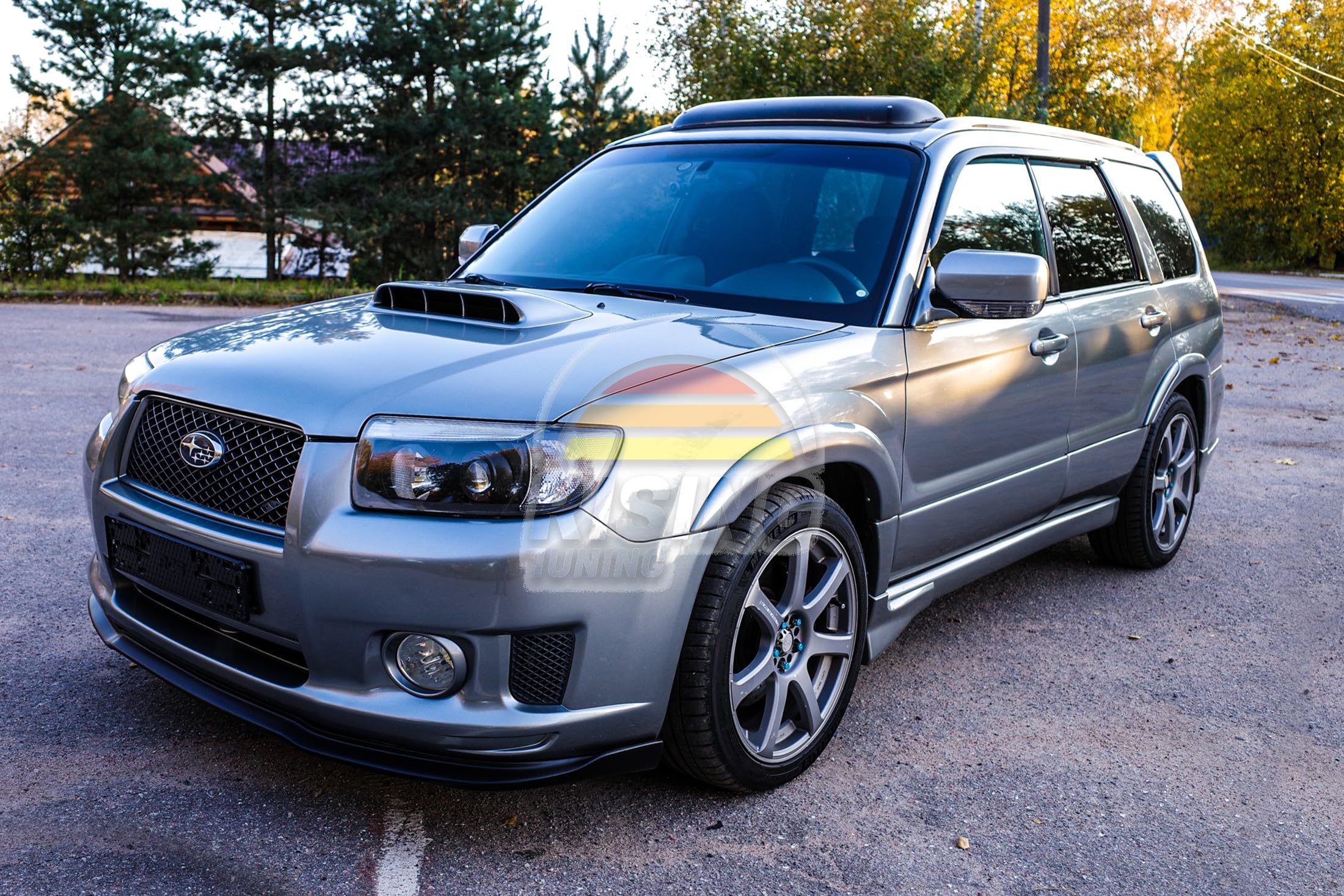 Amazon.co.jp: RisingTuning フェンダーフレア スバル フォレスター SG