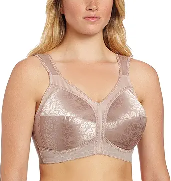 Womens 18 Hour Comfort-Strap Wireless Bra, full-coverage
