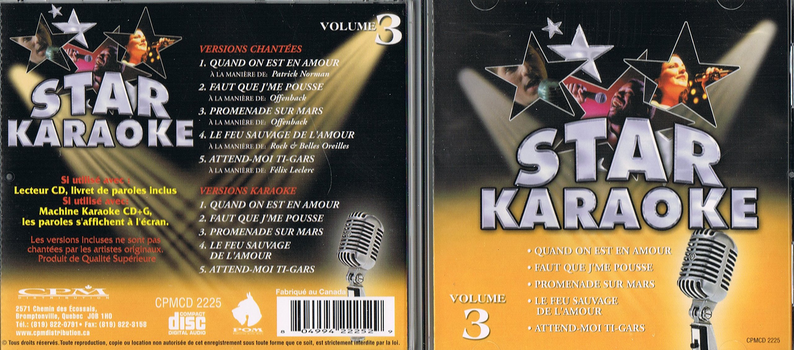 Star Karaoke Vol. 3 [Audio CD]