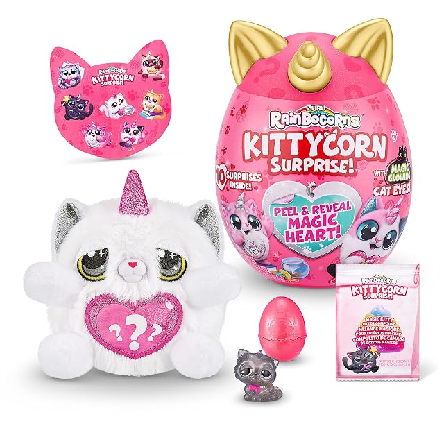 Foto 3 de 7 de Rainbocorns ZURU KITTYCORN Surprise - Huevo Sorpresa de Peluche de Gatito - 9259SQ1