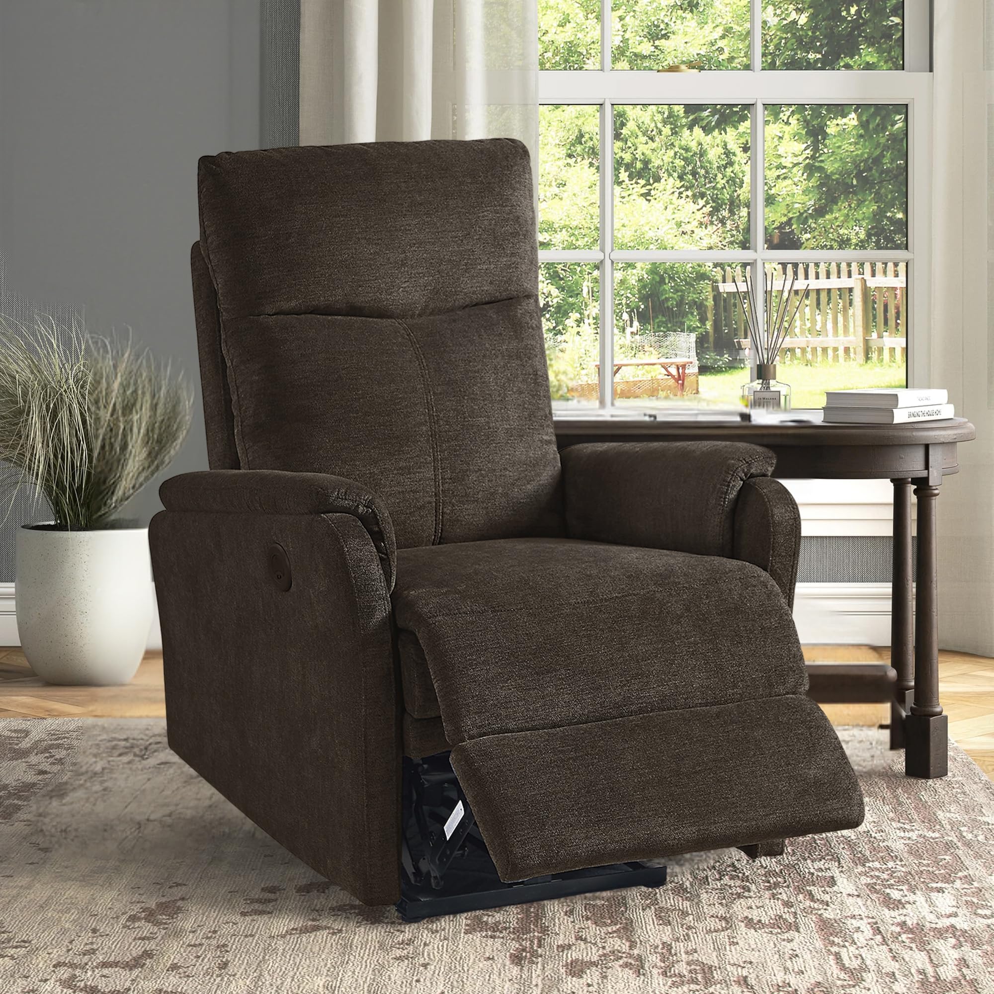 Amazon.com: SumKea Electric Power Chair Foam Upholstered Lounge Single ...