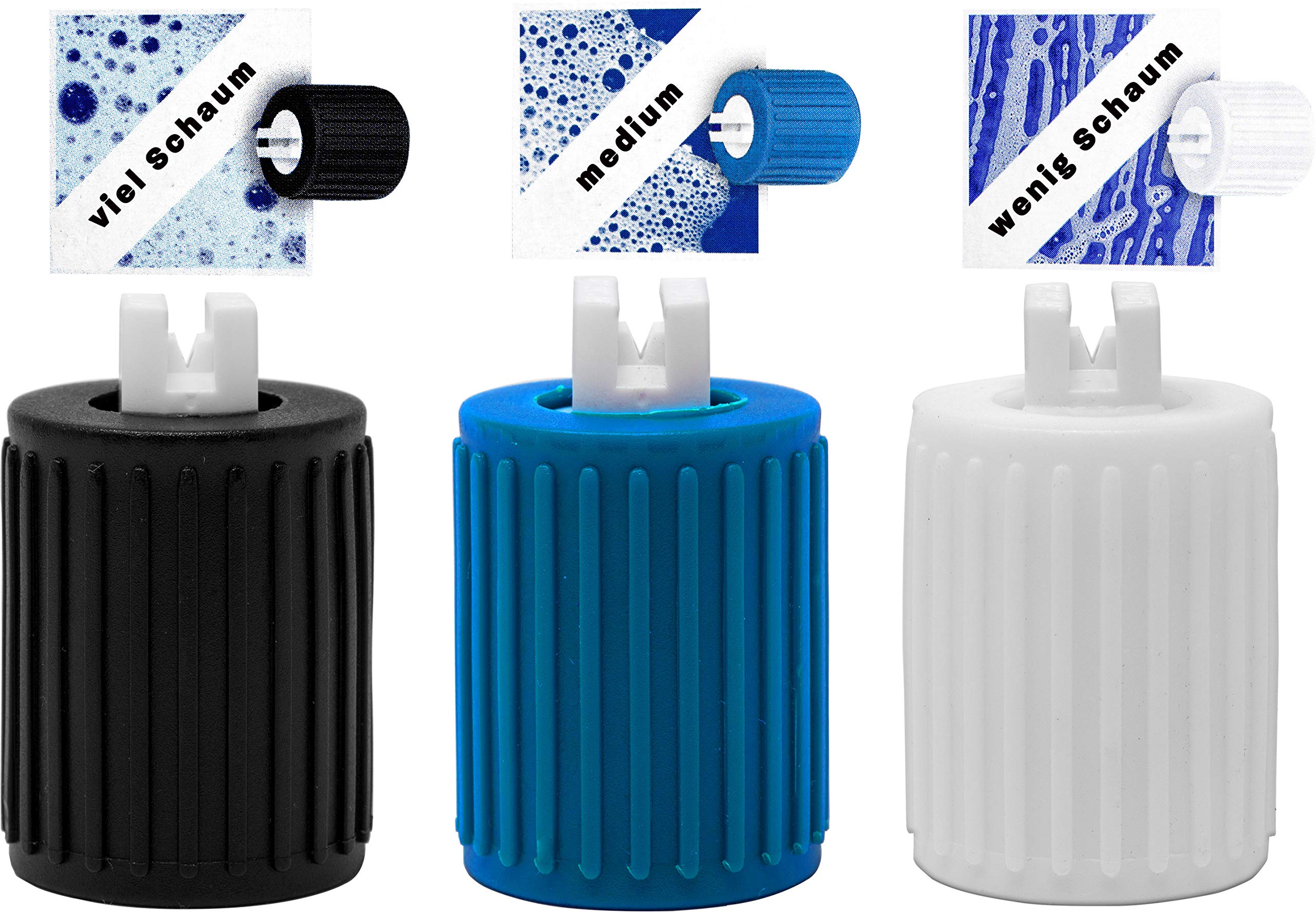 detailmate Set Prelavado: Koch Chemie GSF Espuma Suave para Nieve, Espuma Limpiadora - Champú - Desinsectante, Venus Super Foamer Cleaning Pro+ Viton 2L Box 2018 con Caja y Accesorios + Vaso medidor
