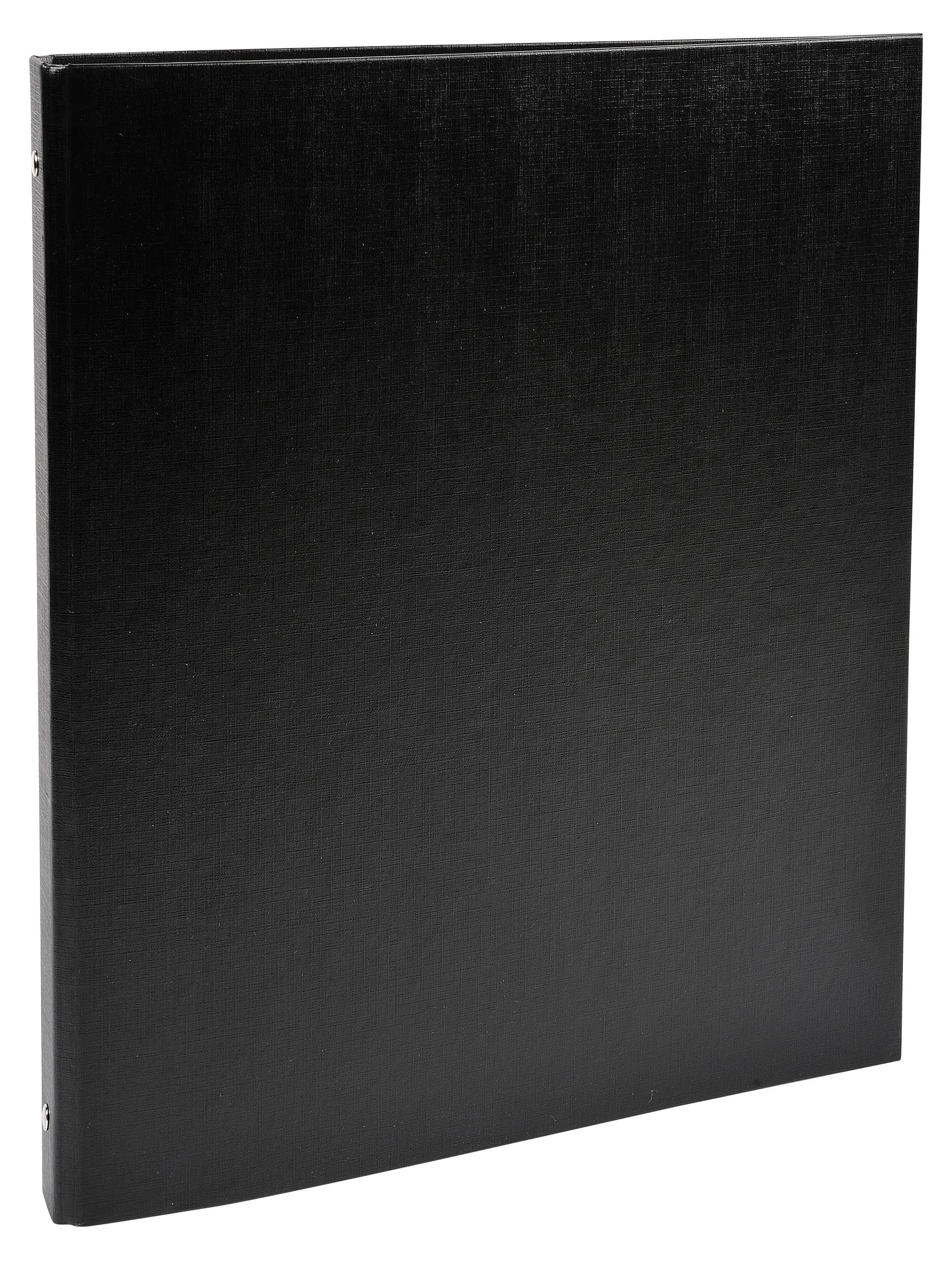 Exacompta - Réf. 51151SE - Carton de 20 classeurs rigides - 4 anneaux ronds 15 mm - Dos 20 mm - Dimensions extérieures : 32 x 25,6 cm - Format à classer A4 - Noir