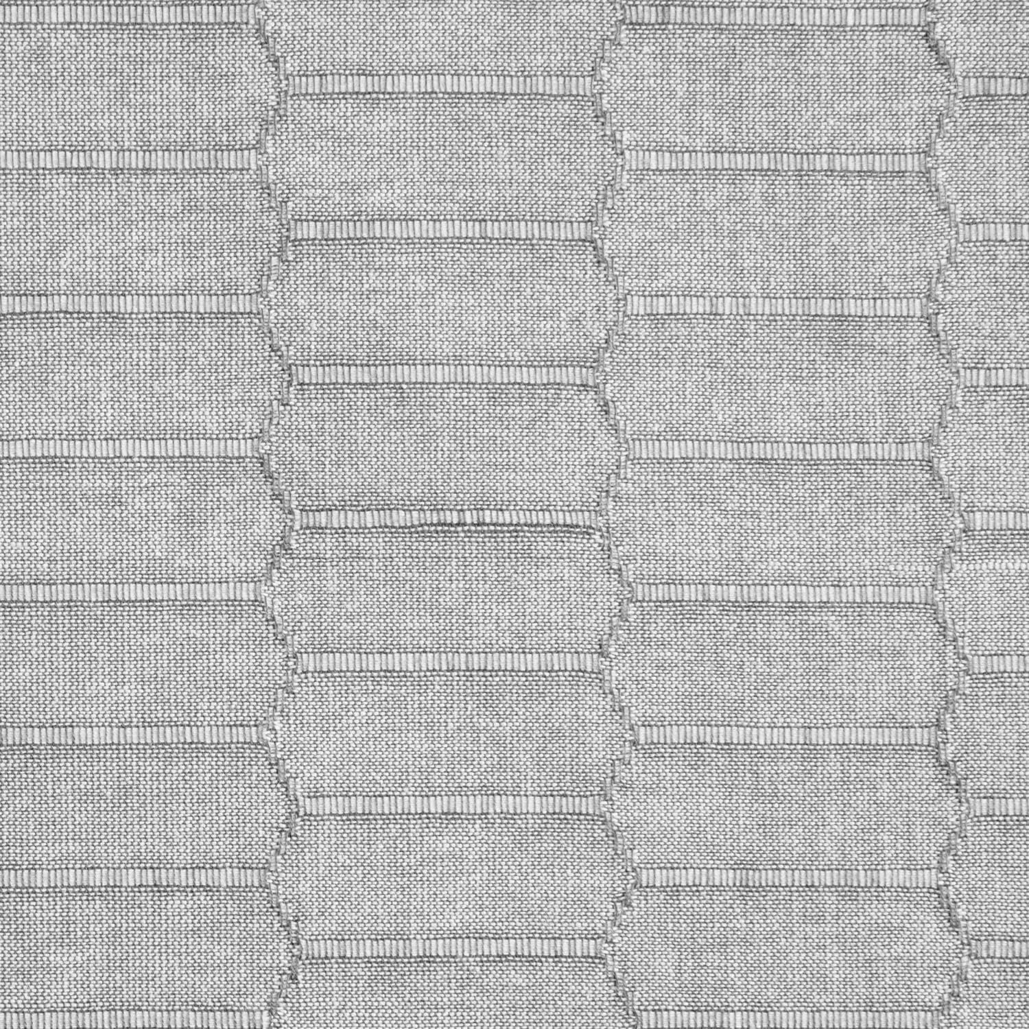 Martha Stewart Honeycomb Modern Farmhouse Reversible Table Runner, Charcoal Grey, 15"x72"