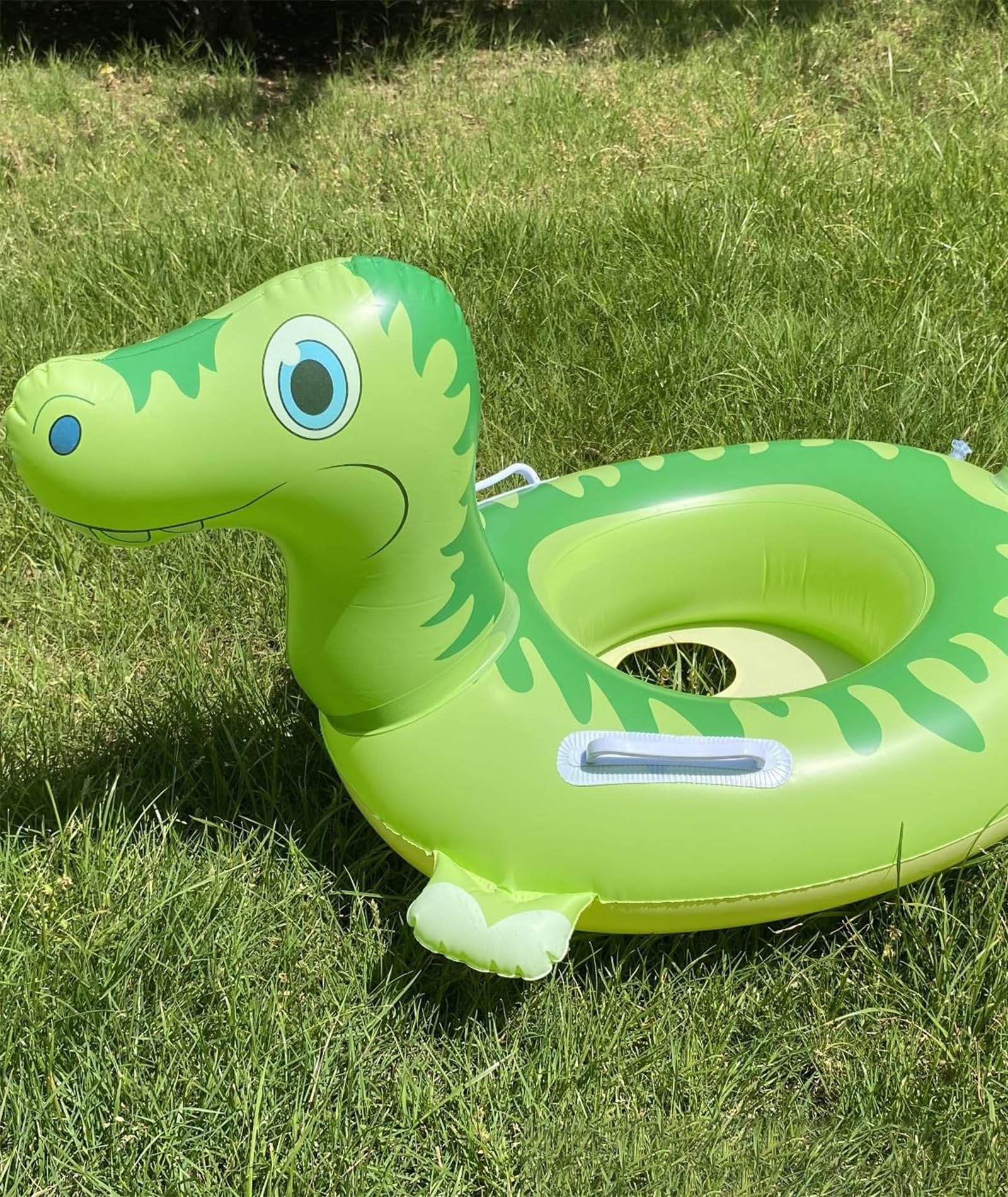 Swimming Tube for Kids, Swimming Pool Accessories, Dinosaur Swimming Accessories for Kids Inflatable Floaties Animal Ring Ride On Party Toys for Girls Boys Summer Beach Water Party - Image 4 thumbnail