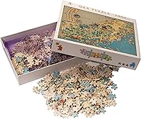 Vista 26 de Rompecabezas para adultos 1000 piezas Arkansas mapa de madera rompecabezas juegos de rompecabezas Estados Unidos del estado rompecabezas mapa decorar