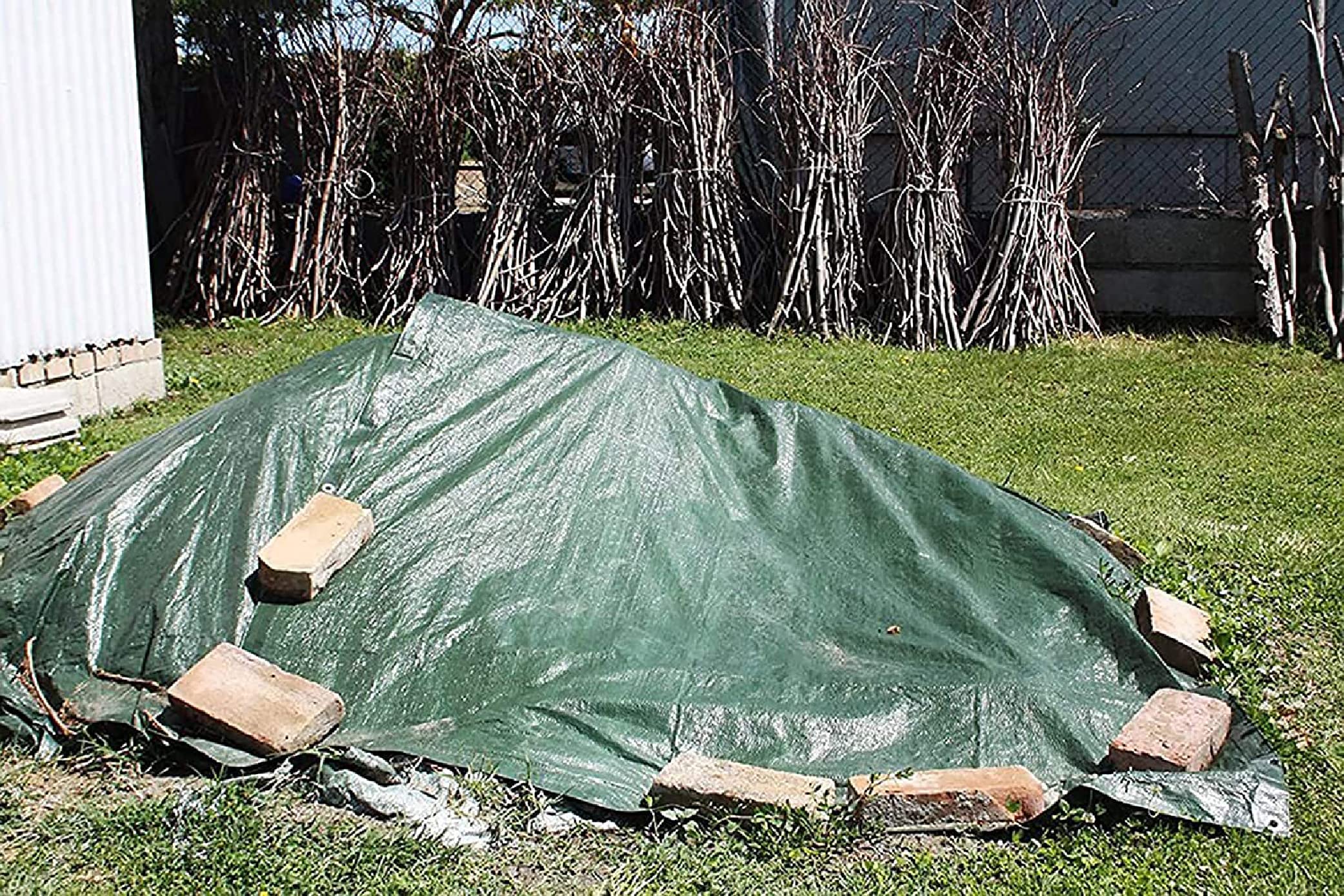 Image secondaire de Bâche à Œillets Bicolore Kippen 3 x 4 m - Imperméable et Résistante