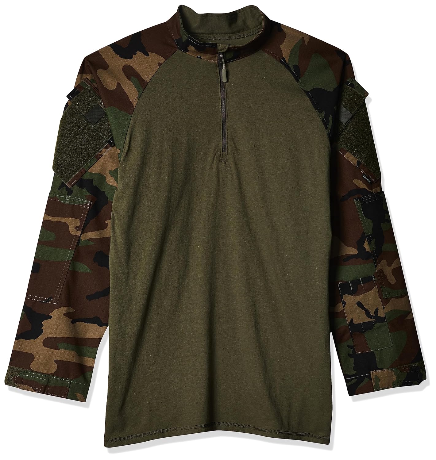 Tru-Spec Men's Regular T.R.U. 1/4 Zip Combat Shirt, Multicam