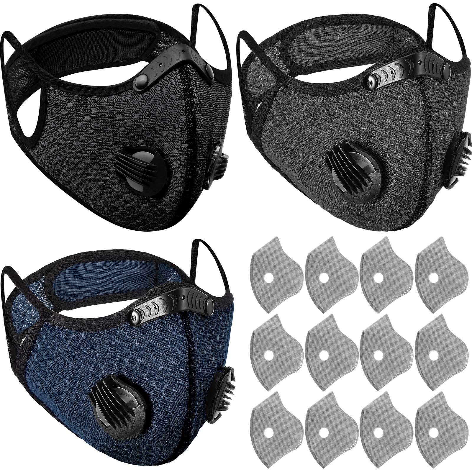 Threlaco 6 Pcs Dust Mask Reusable Respirator Mask