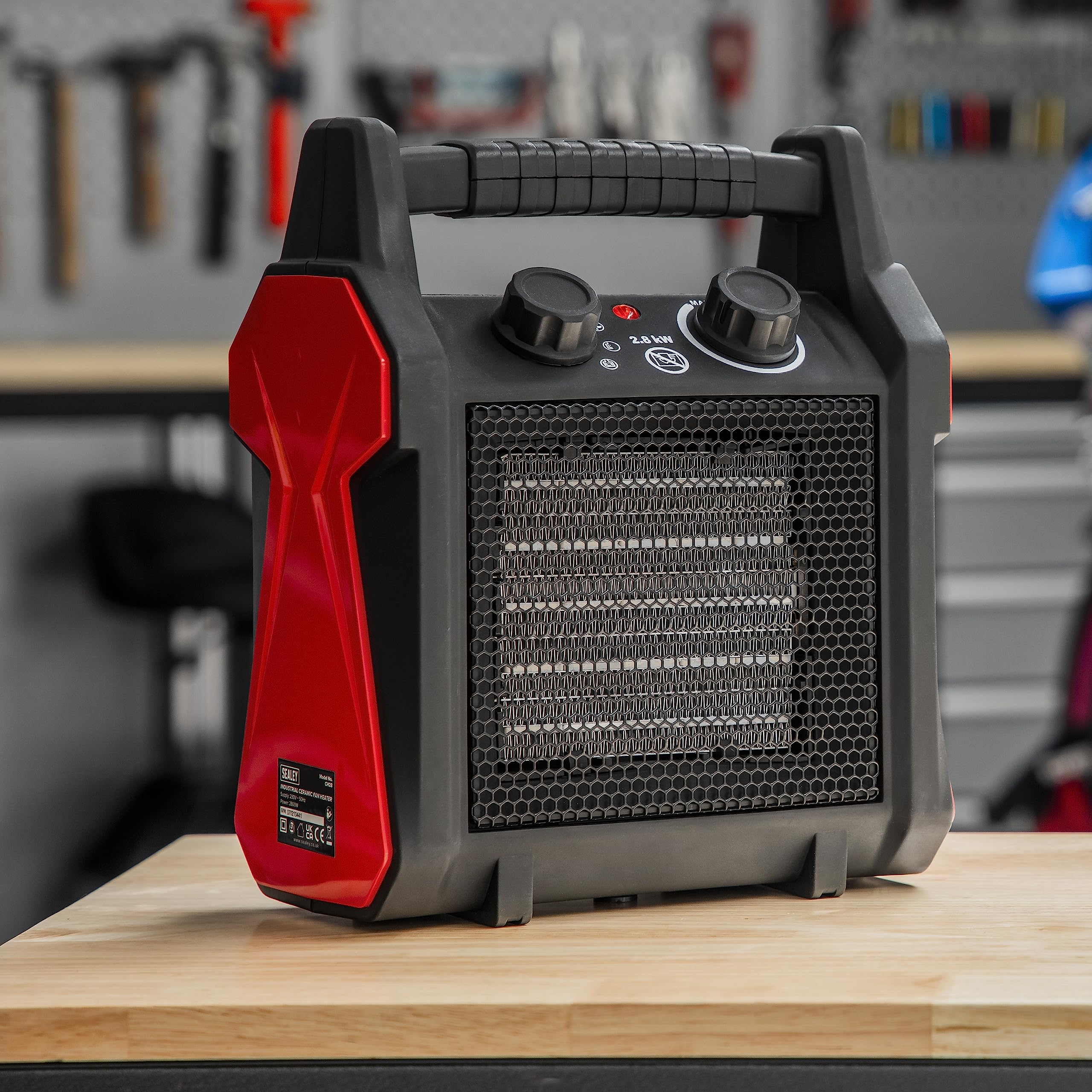 Sealey Industrial Ceramic Fan Heater 2800W - CH28