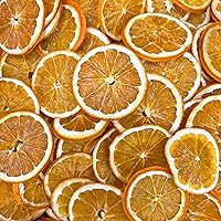 Vista 8 de Rebanadas de naranja deshidratadas en forma de ruedas Aprox. 17+ rebanadas 100% Natural Sin azúcar Sin gluten Ruedas de naranja