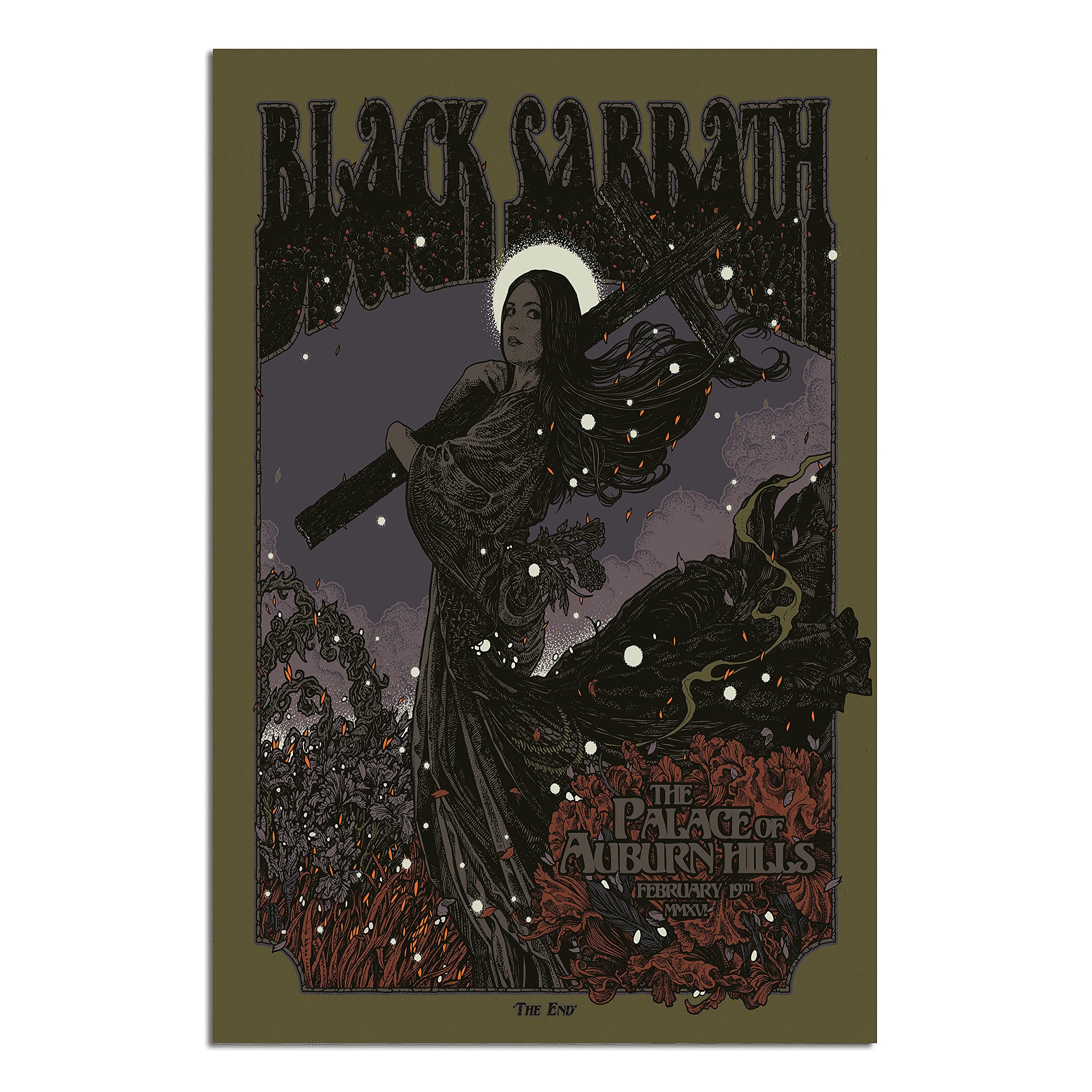 Amazon.com: Band Poster Black Sabbath Poster Art Wall 16
