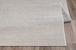 LaDole Rugs 5x7 ft Moderne Premium Area Rug.Sommaire Tapis pour Chambre, Salon, Cuisine, Home Office, Intérieur Décor.Off Blanc Ivoire