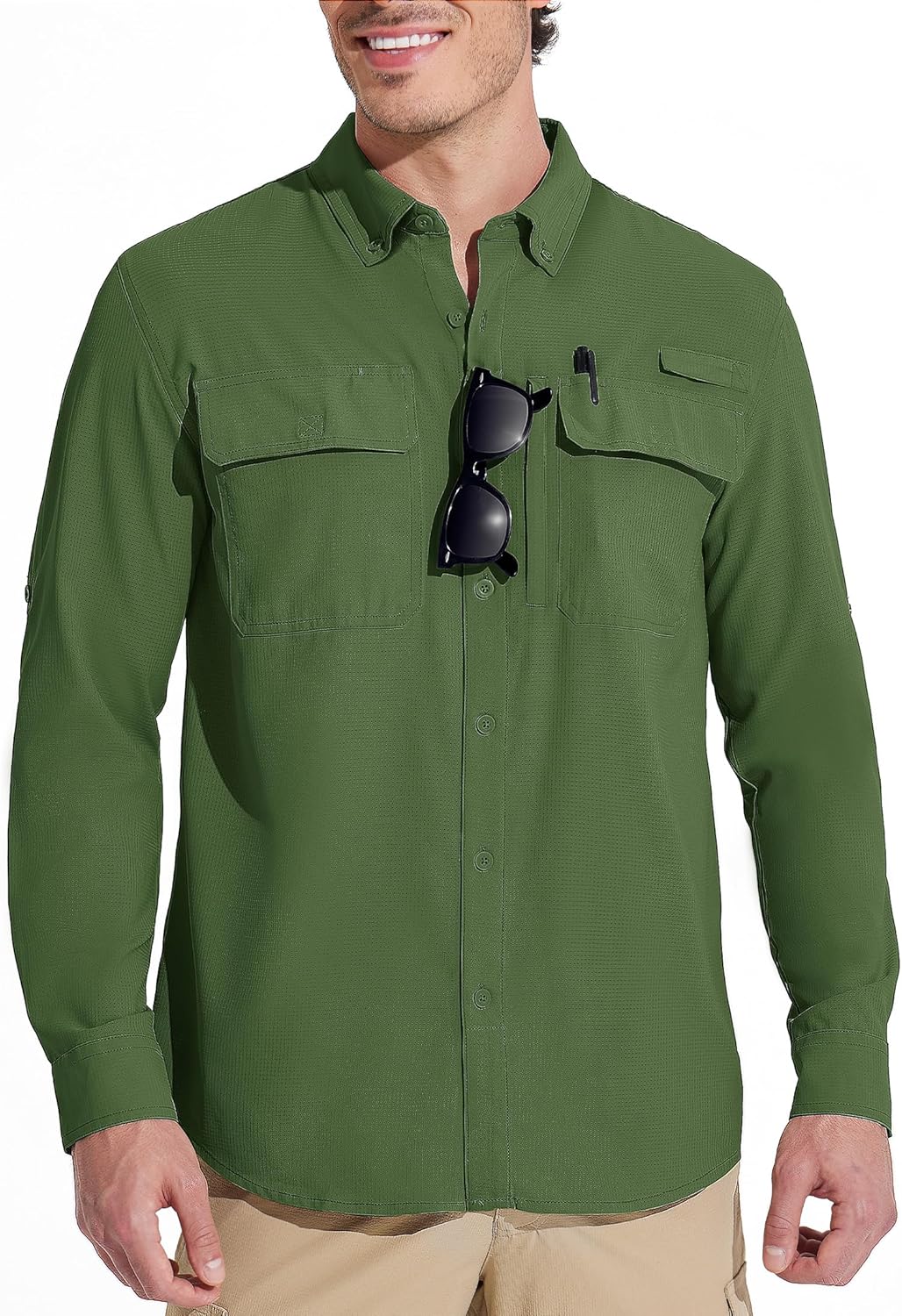MAGCOMSEN Mens Sun Protection Fishing Shirts Long Kenya Ubuy