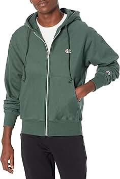 Champion Men's Reverse Weave Men's Full-Zip Hoodie, Men's hooded