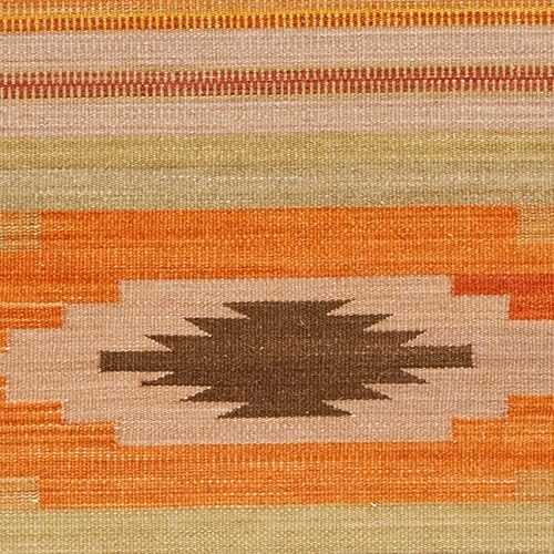 Miniatura 10 de SAFAVIEH Kilim Collection - Alfombra de pasillo, 2 pies 3 pulgadas x 14 pies, marrón y multicolor, hecha a mano, lana tribal del suroeste, ideal