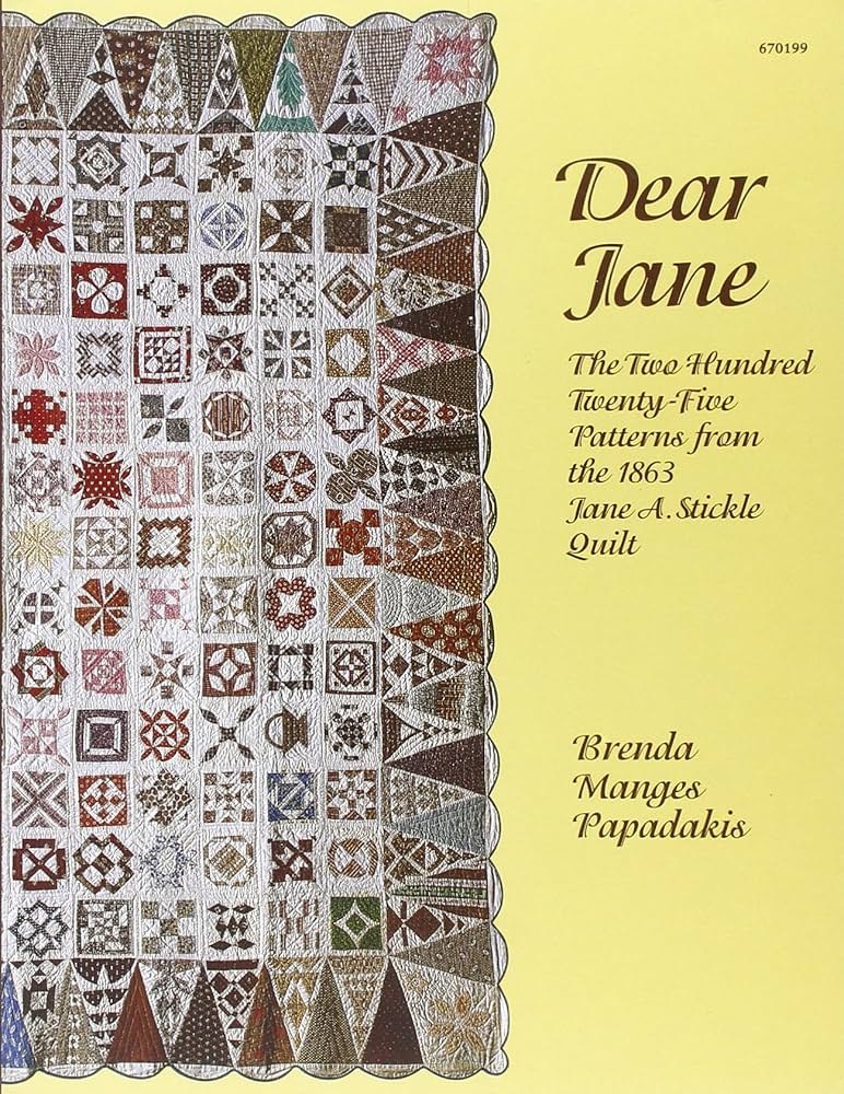 Dear Jane キルト図案集と定規セット Dear Jane キルト図案集と定規セット Dear Jane キルト図案集と