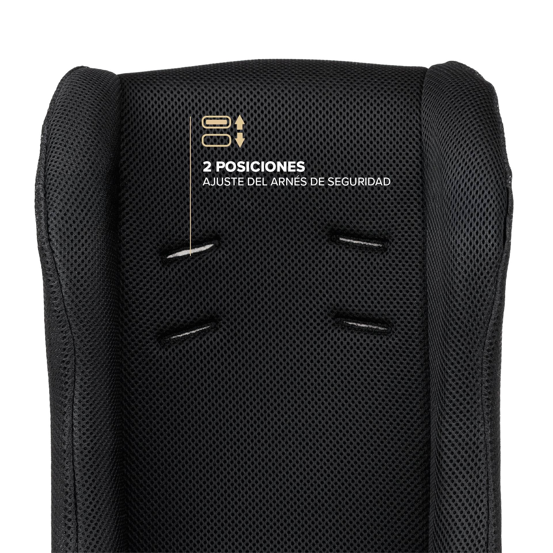 POLISPORT 8015000023 Reductor Mini Pelican Todo Clima Para Bebé Sin Arnés De Seguridad, Compatible Con Remolques, Cochecitos Y Bicicletas Cargo Transpirable Y Adecuado Para Niños De 7 A 18 Meses Negro