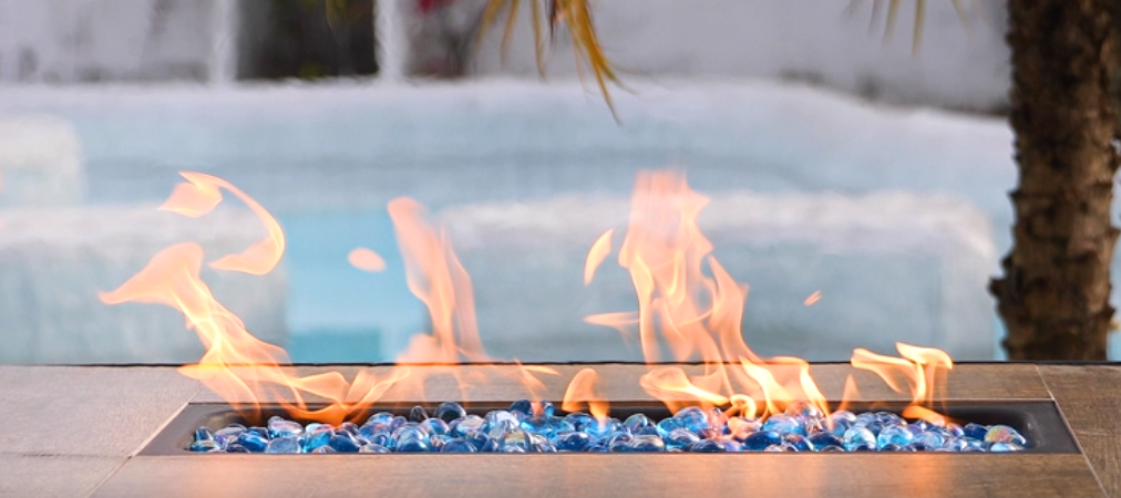 ラヴィンフレーム Tabletop Fire Pit グラスガードセット Mountain Tabletop Fire Pit 240A | Lovinflame