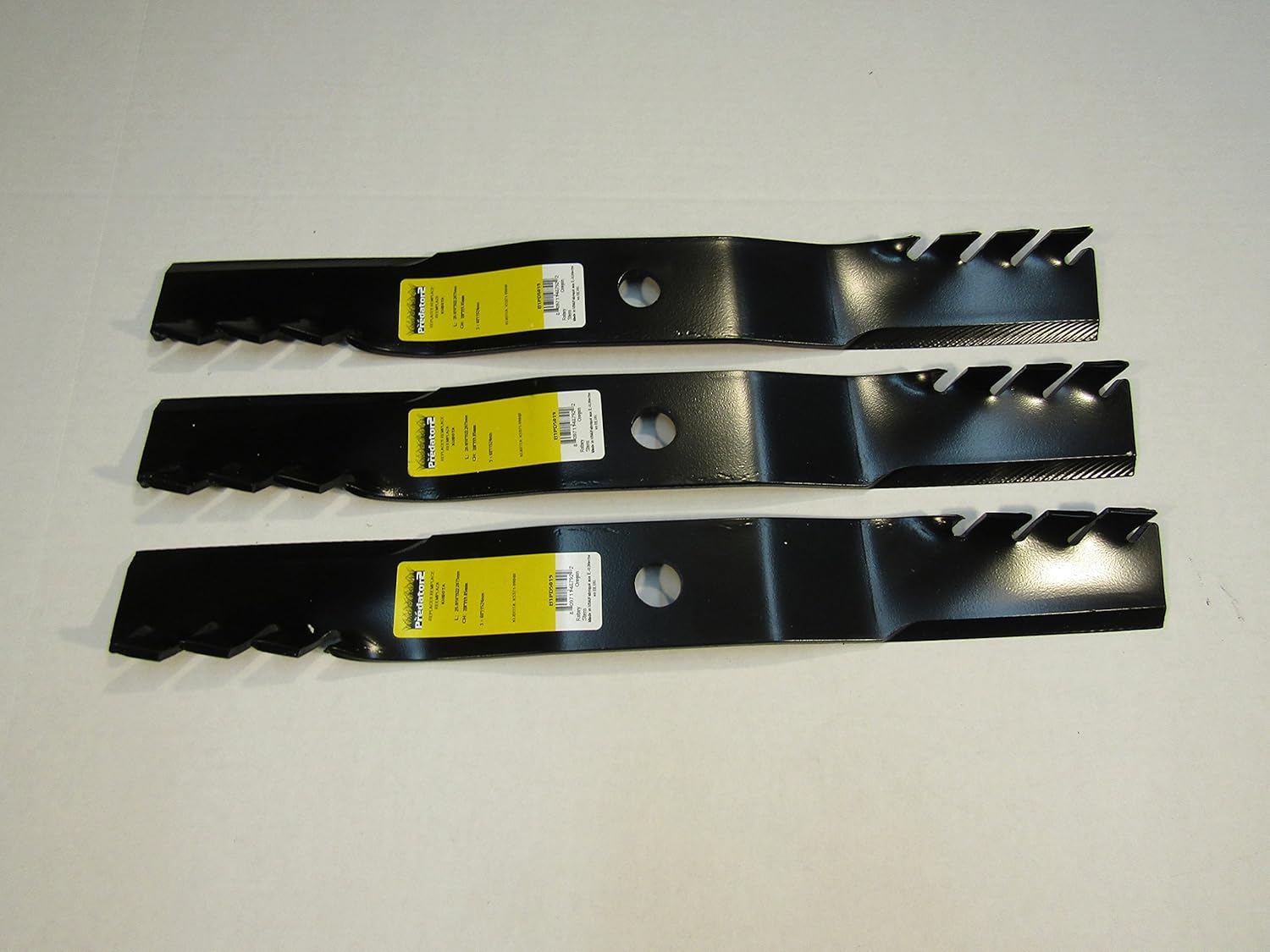 Pro Parts Place, PPP 3 Predator USA Mulching Blades 60" KUBOTA K5371-34330 RCK60B-23BX BX24 7/8" Cent