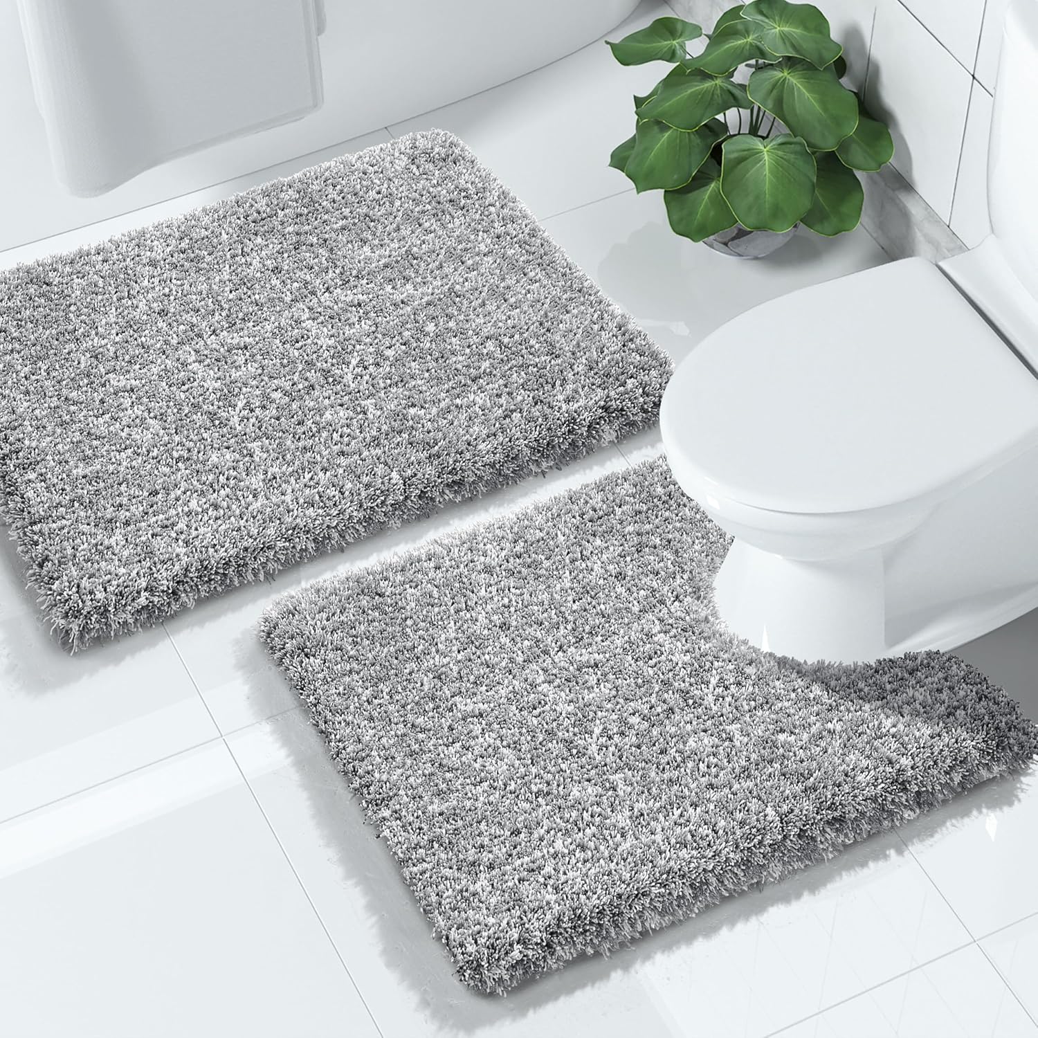 Yimobra Bathroom Rugs Set 2-Piece review | absorbent