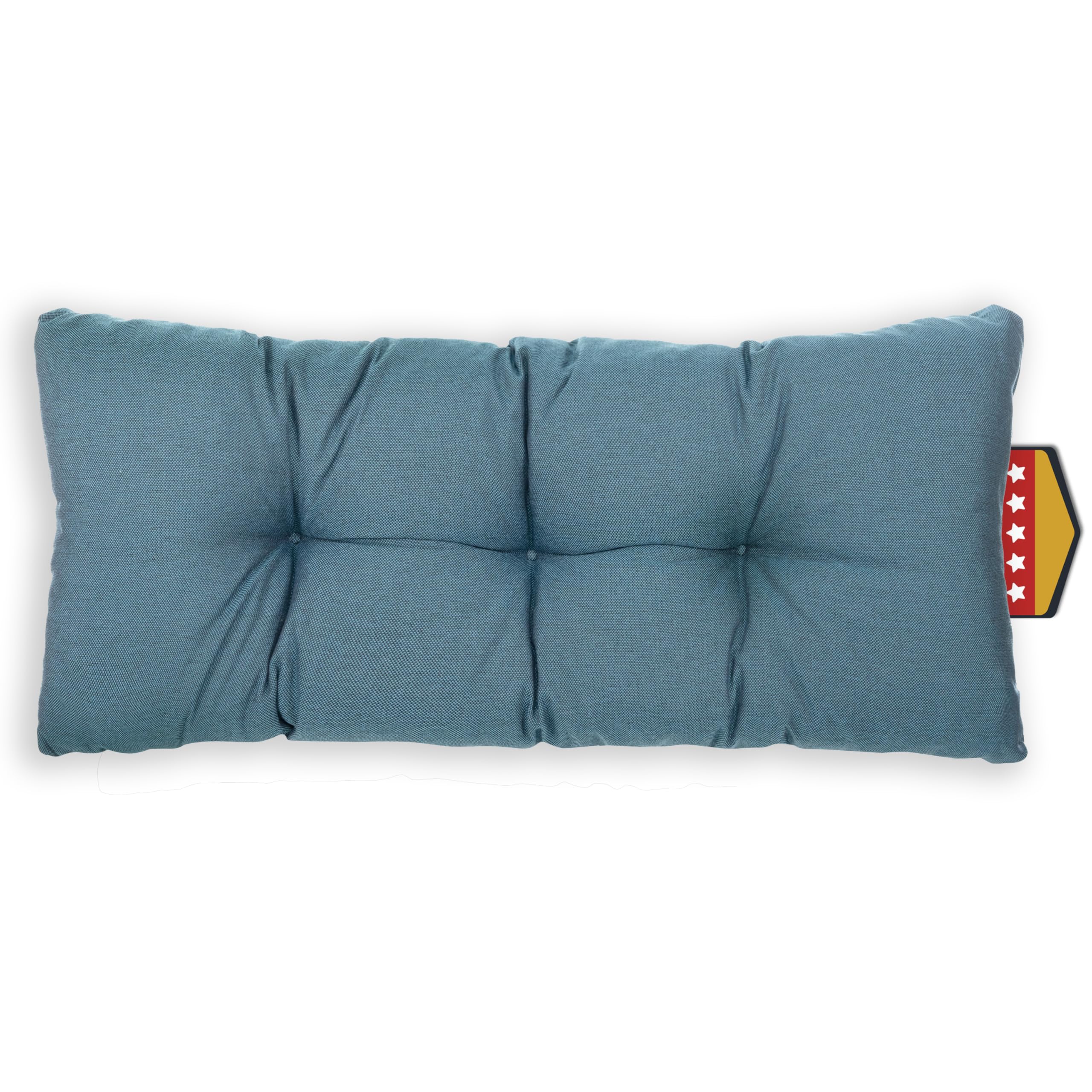 SLIPIO Pallet Cushion, Seat Cushion for Garden Sofa, Feather + Filling, UV-Resistant Garden Sofa Cushion for Euro Pallets, (1 x Back Cushion 120 x 40 cm - Navy Blue)