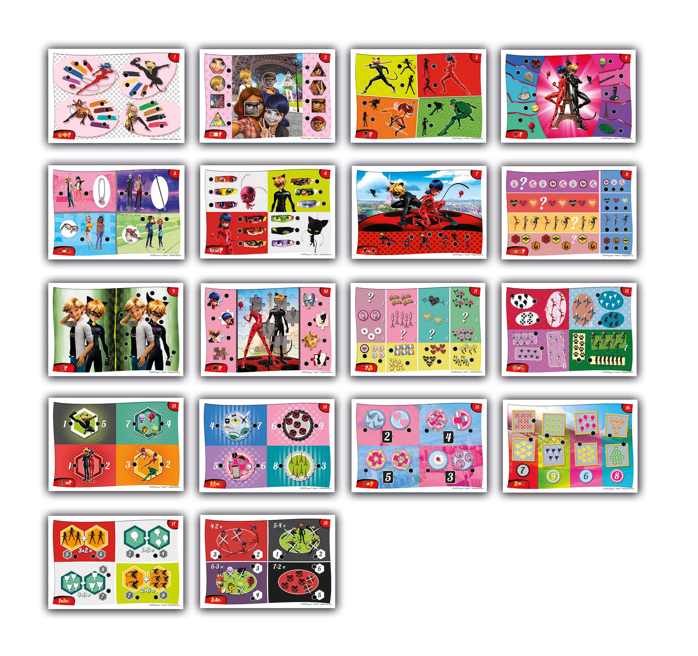 Clementoni - 52355 - Miraculous - Le Pupitre Educatif - Jeu pour Enfants de 4 à 6 Ans - avec Stylo Interactif et 18 Activités développant Chiffres, Lettres, Formes, Couleurs, Etc.