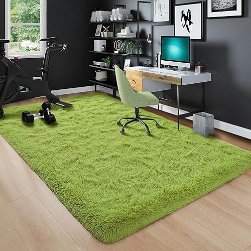 Miniatura 63 de Rostyle - Alfombras suaves y esponjosas para el dormitorio, sala de estar, alfombras peludas, alfombra de Navidad para niñas, niños, alfombras