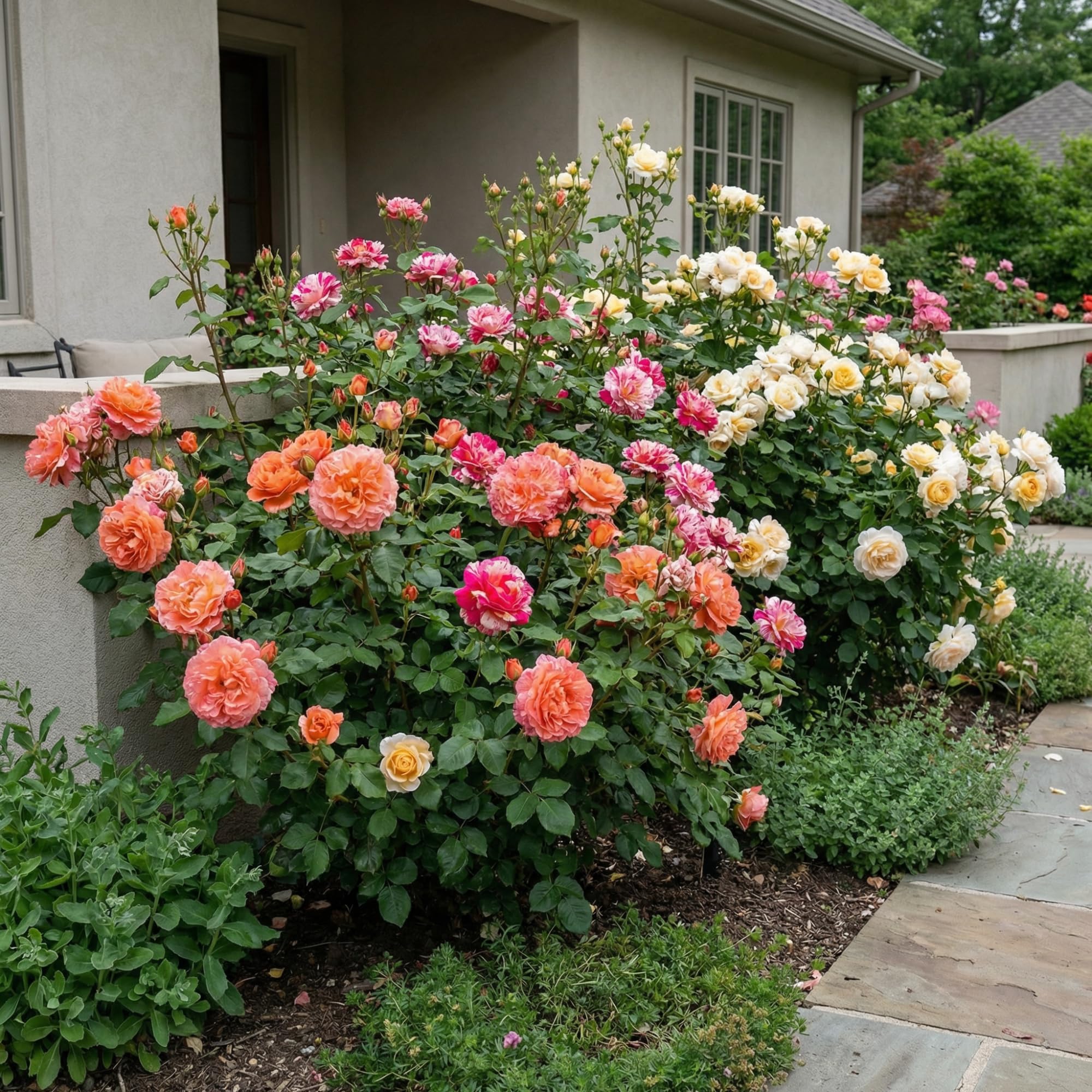 Rosen Kollektion - 3 Pflanzen | Stauden Winterhart Mehrjährig, Duftende Echte Rosen aus Holland, für Garten & Rabatten (keine Samen, nicht künstlich)