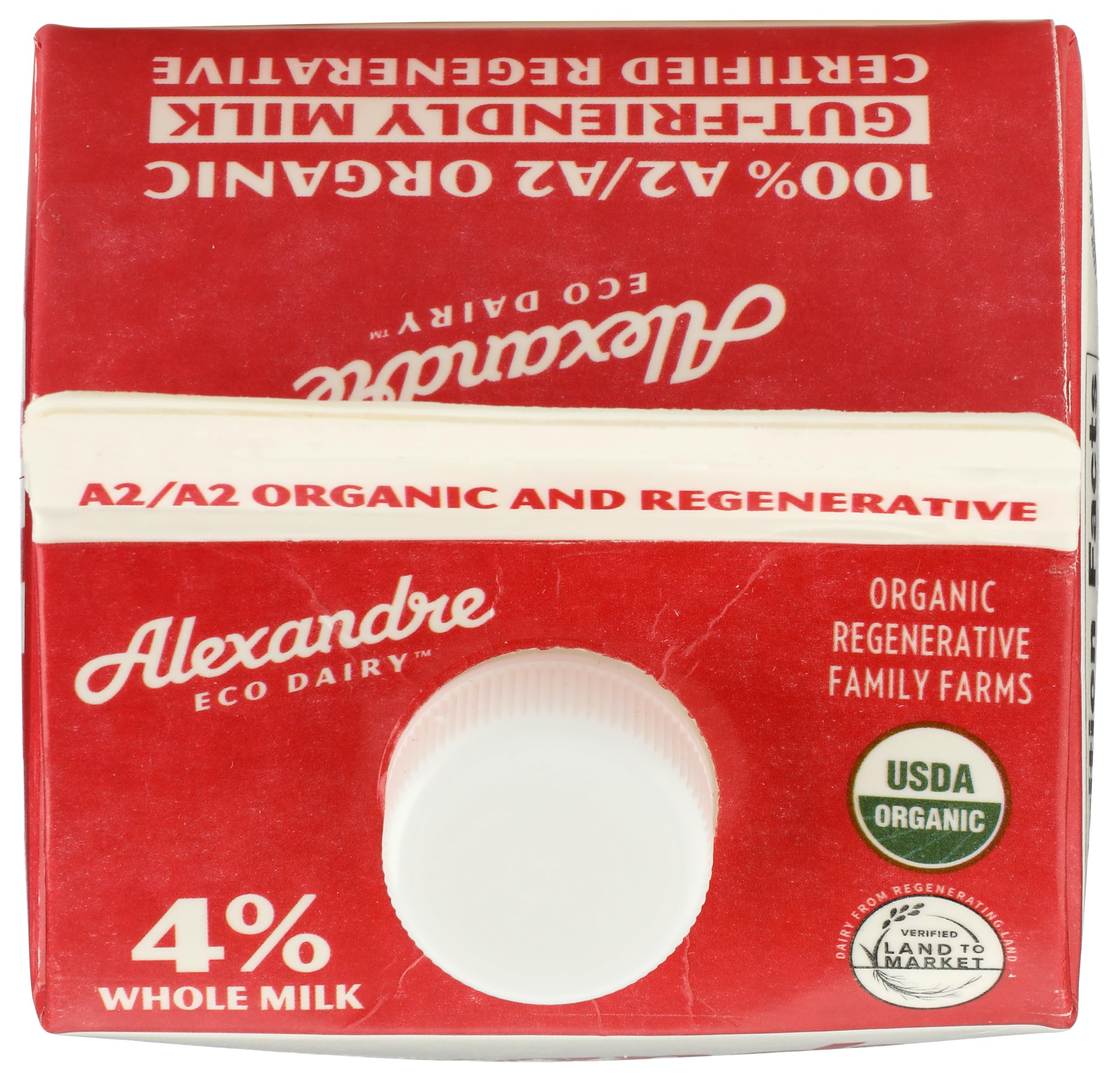 Amazon.com: Alexandre Eco Dairy, Milk Whole UHT A2 Organic, 59 Fl