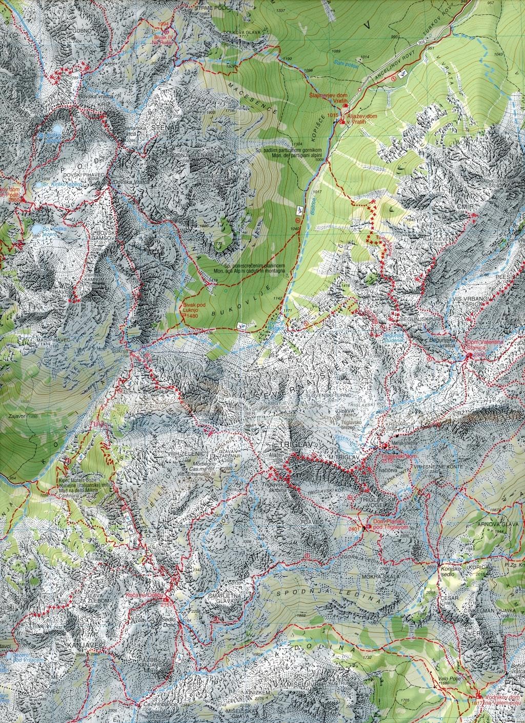 ALPI GIULIE ORIENTALI/BOHINJ/TRIGLAV 065 1/25.000: 65