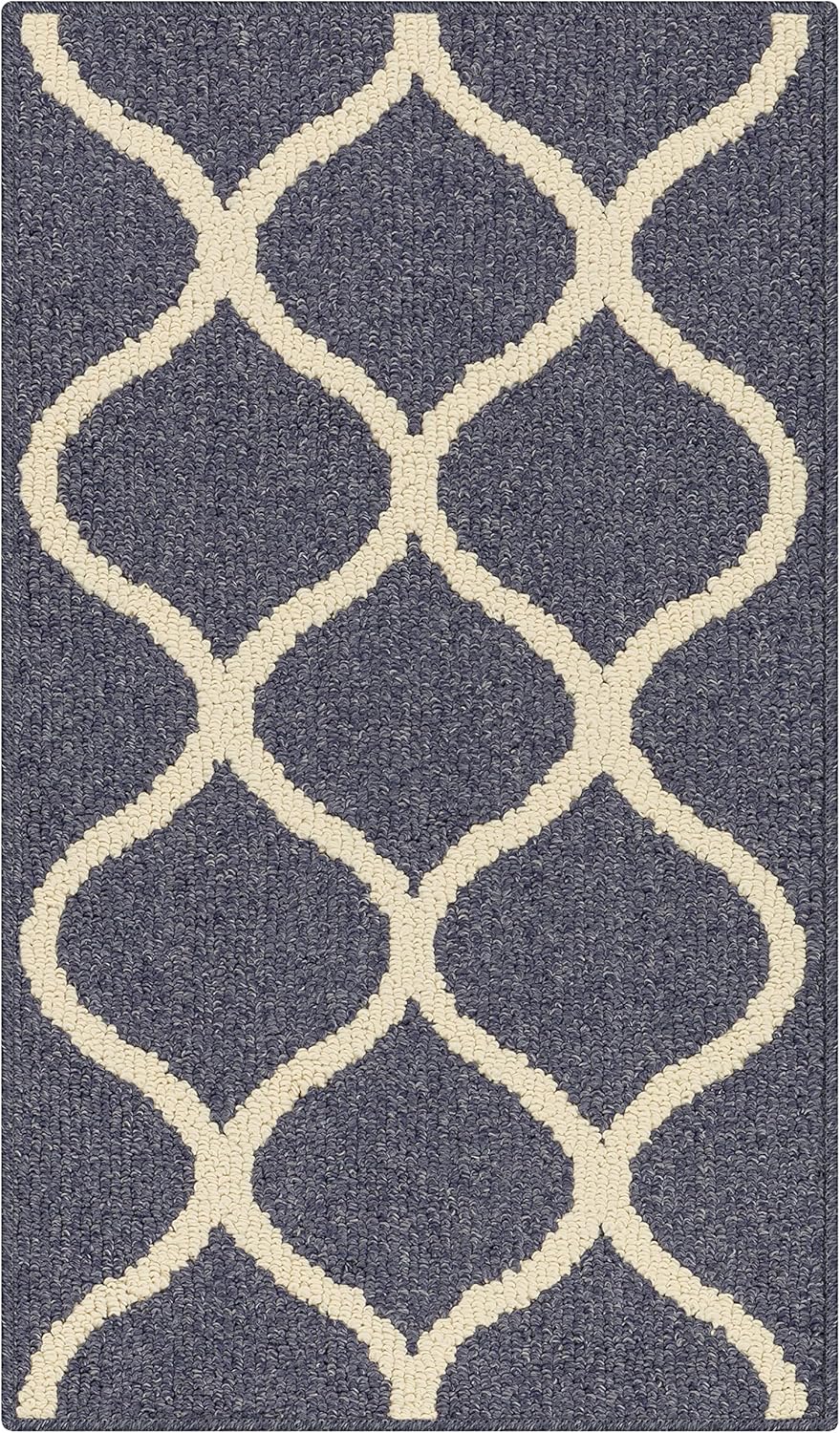 Maples Rugs Rebecca Contemporary Kitchen Rugs Non Skid Accent Area Carpet [Made in